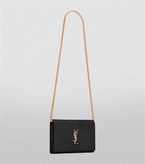 saint laurent cassandre chain wallet